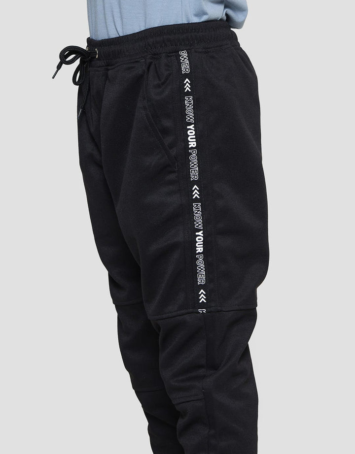Nevada Double Knit With Print Tape  Jogger Anak Laki-laki