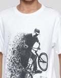 Nevada Man Ride Bike Kaos Anak Laki-laki