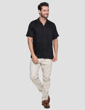 Details Rayon Twill Kazumi 2 Pocket Jimmy Fit London Kemeja Pria