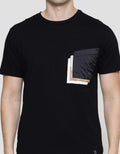 Riko Fit London Men's Short Sleeve T-Shirt Patch Pocket Details