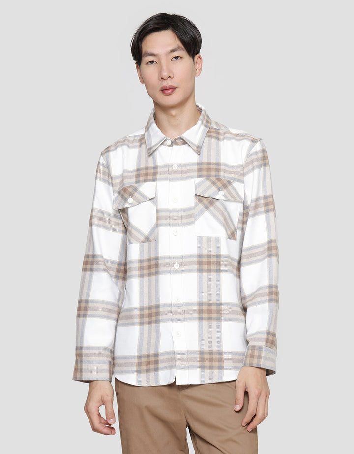 Details Twill Checks London Men's Jacket Shirt