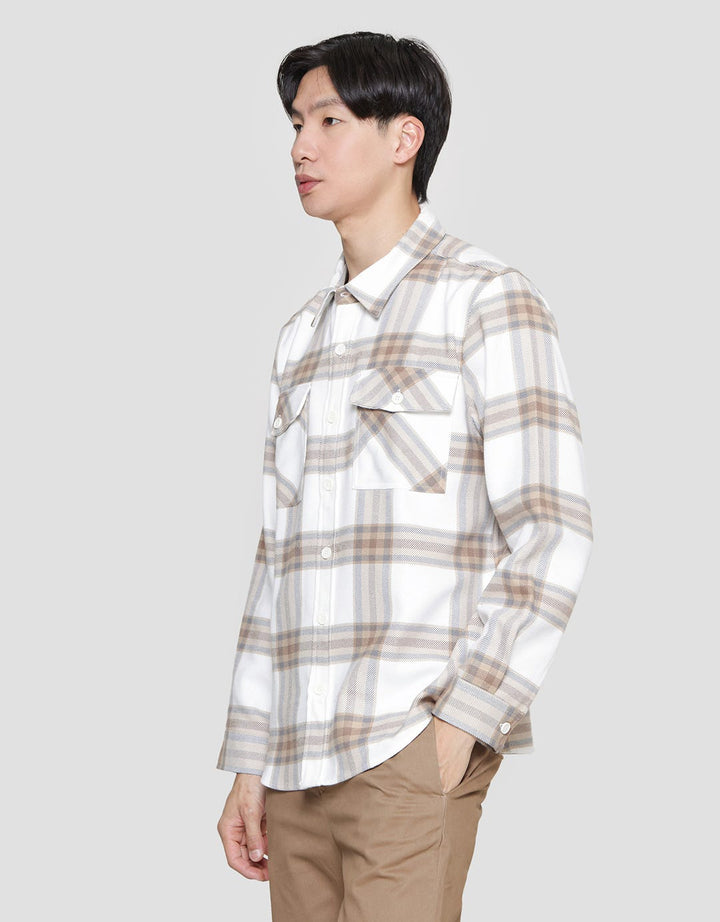 Details Twill Checks London Men's Jacket Shirt