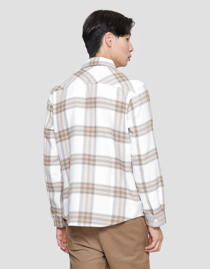 Details Twill Checks London Men's Jacket Shirt