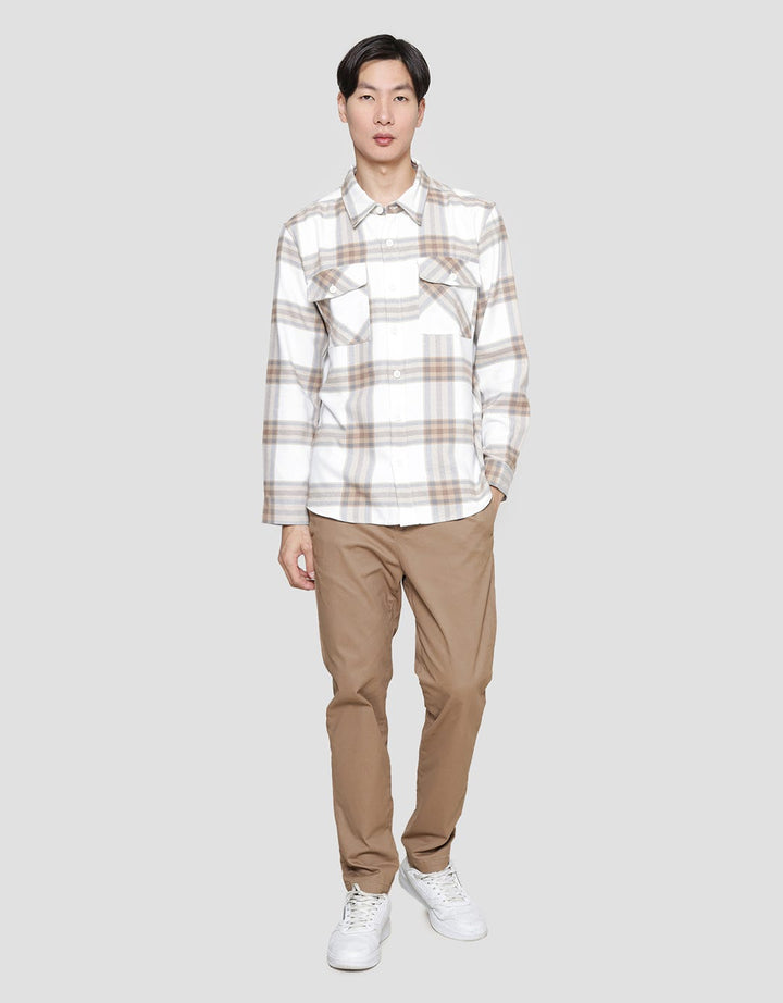 Details Twill Checks London Men's Jacket Shirt