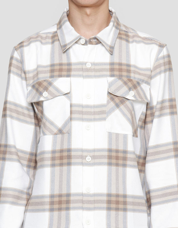 Details Twill Checks London Men's Jacket Shirt