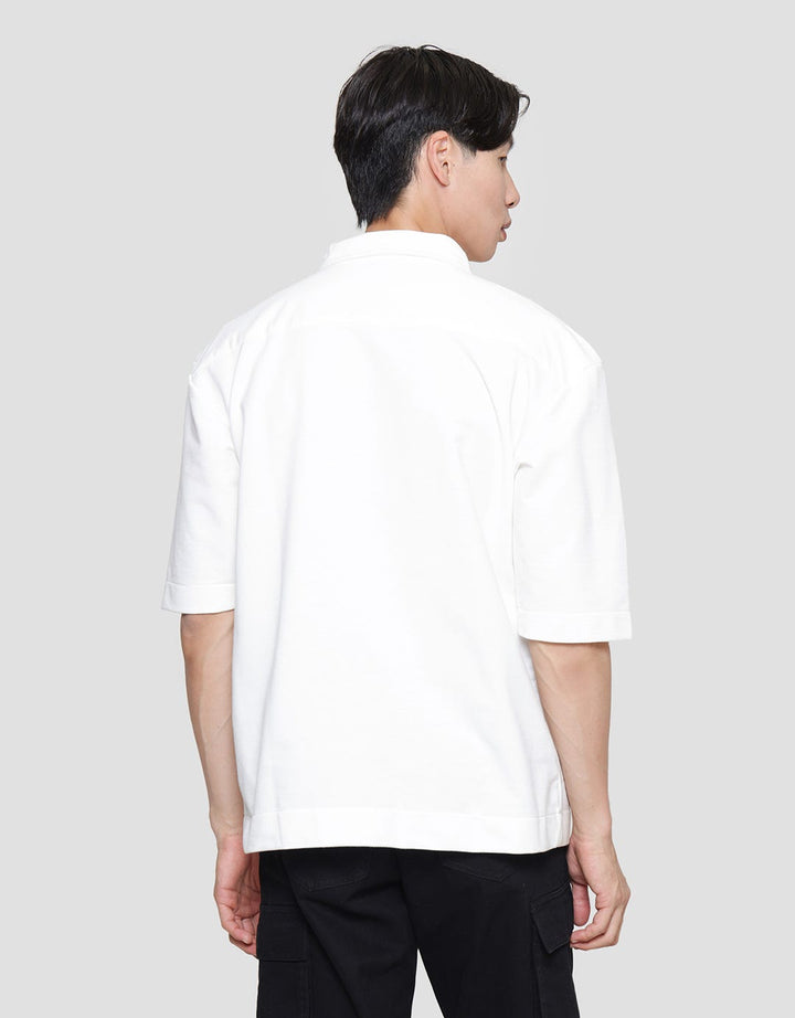 Details Dobby 2 Pocket Bobby Fit Kemeja Lengan Pendek Pria