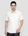 Stanley Adams Slim Texture Dobby Cvc Kemeja Lengan Pendek Pria