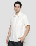 Stanley Adams Slim Texture Dobby Cvc Kemeja Lengan Pendek Pria