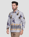 Arjuna Weda Men's Raster Short Batik Shirt