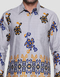 Arjuna Weda Men's Raster Short Batik Shirt