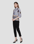 Arjuna Weda Regular Fit Batik Singket Raster Blouse for Women