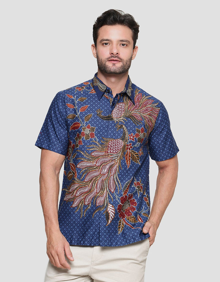 Arjuna Weda Hem Body Fit Cendrawasih Kemeja Batik Pria