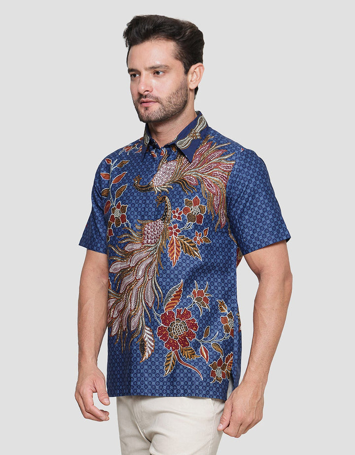 Arjuna Weda Hem Body Fit Cendrawasih Kemeja Batik Pria