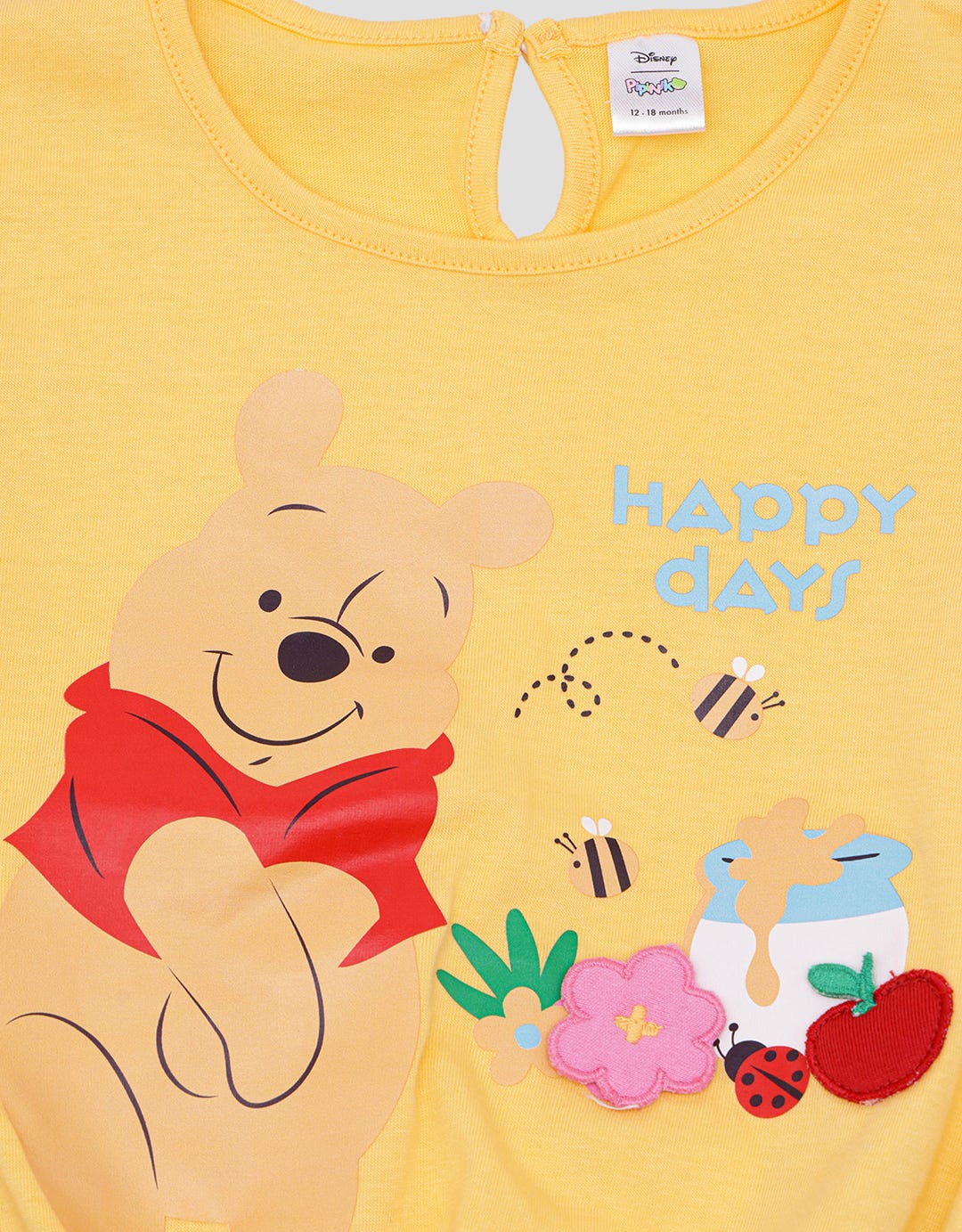 Disney Pooh Happy Day Pakaian Set Anak Perempuan