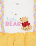 Disney Tali Kepang Pooh Midi Dress Anak Perempuan