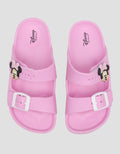 Disney Double Strap Velcro Slipper Sandals for Girls