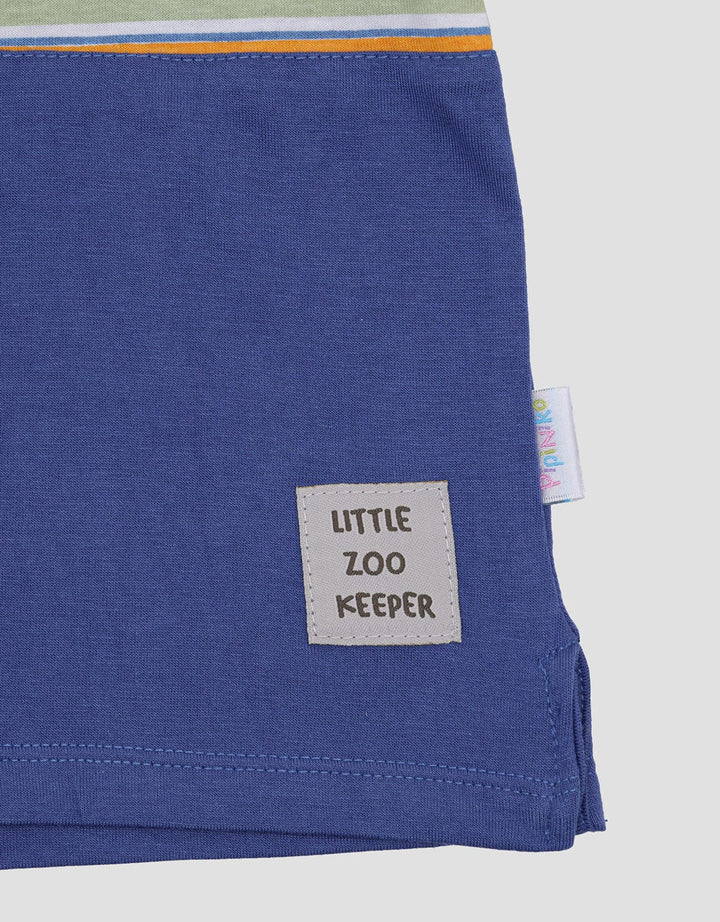 Pipiniko Zipper Detail Kaos Anak Laki-Laki