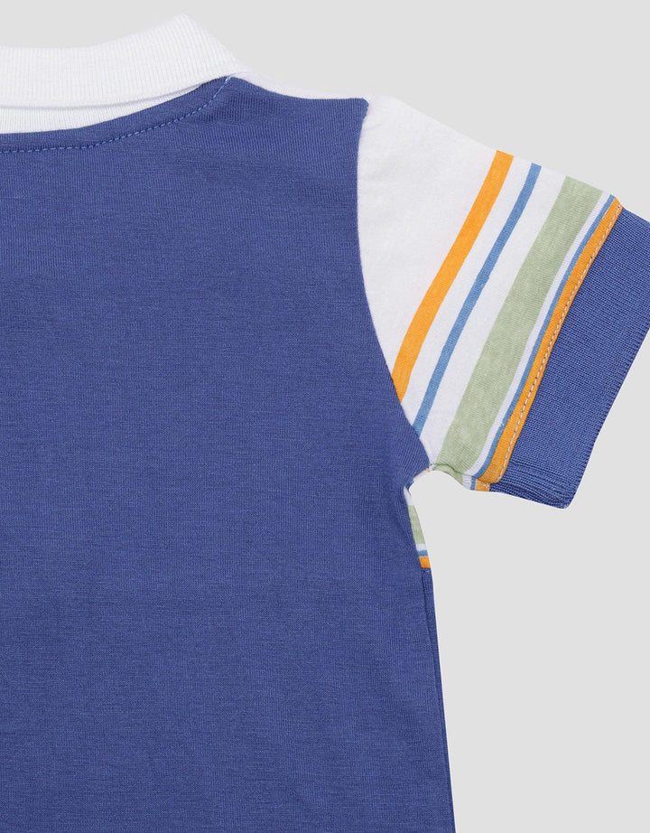 Pipiniko Zipper Detail Kaos Anak Laki-Laki