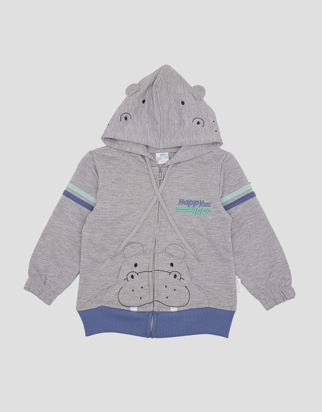 Pipiniko Hippo Graphic Jaket Anak Laki-laki