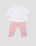 Pipiniko Flower Look Knit 2 Pcs Girls Clothes Set