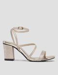 Yongki Komaladi Ankle Strap With Buckle Sandal Heals Wanita