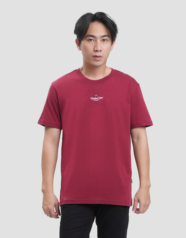 Cardinal Jeans Wording Brand Kaos Lengan Pendek Pria