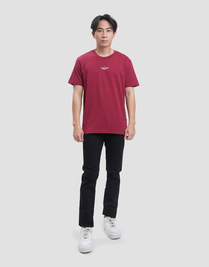 Cardinal Jeans Wording Brand Kaos Lengan Pendek Pria