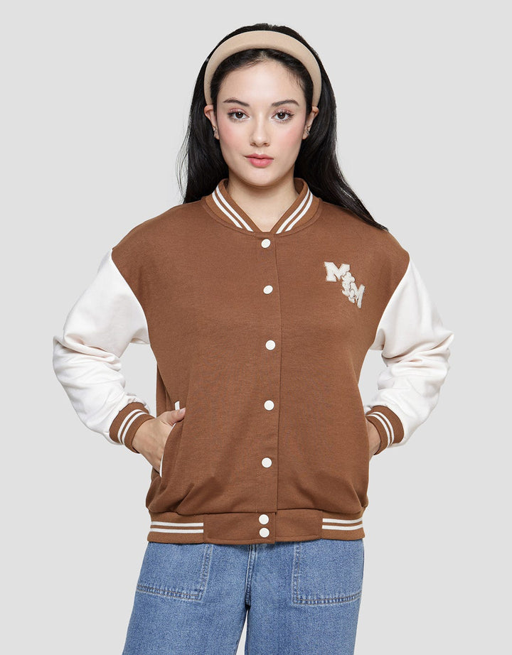 Disney Print Mickey Mouse Women's Varsity Jacket