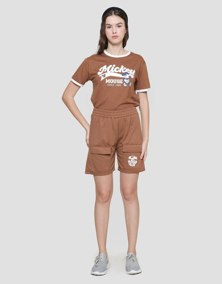 Disney Print Mickey Sport Women's Cargo Shorts