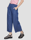 Anyday Sky Denim Women's Culottes Long Pants