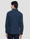 Triple Plaid Look Nvg Kemeja Flanel Slim Fit Pria