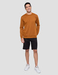 Anyday Solid Plain Sweater Men