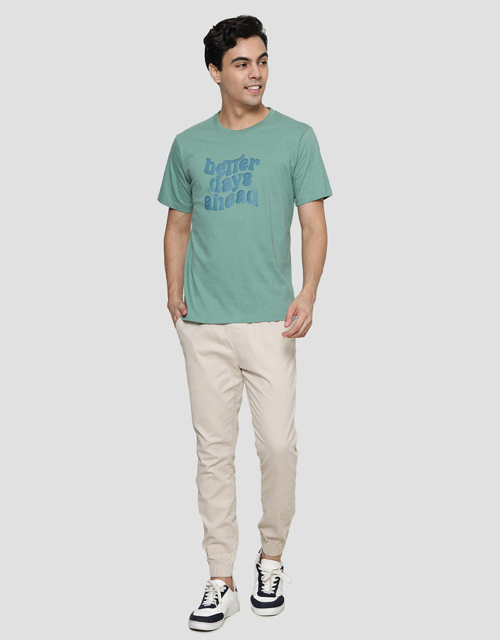 T Zone Print Better Days Ahead Men's Short Sleeve T-Shirt