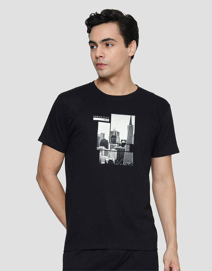 T Zone Photoprint City - Nyc Men's Short Sleeve T-Shirt
