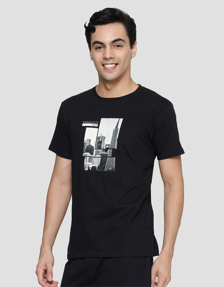 T Zone Photoprint City - Nyc Men's Short Sleeve T-Shirt