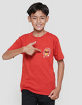 Nevada Logo Headset Kaos Anak Laki-laki