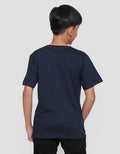 Nevada Print Logo Chillout Music Kaos Lengan Pendek Anak Laki-Laki