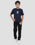 Nevada Print Logo Chillout Music Kaos Lengan Pendek Anak Laki-Laki
