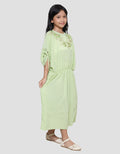 Donita Ruffle Sleeve Dress for Girls