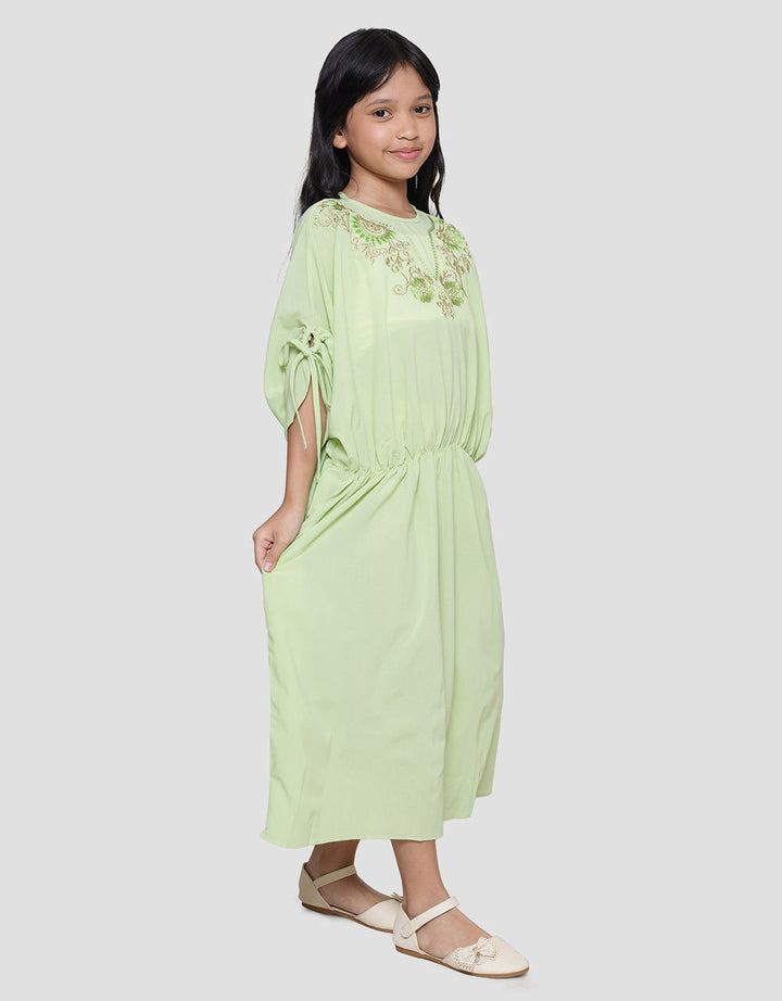 Donita Ruffle Sleeve Dress for Girls