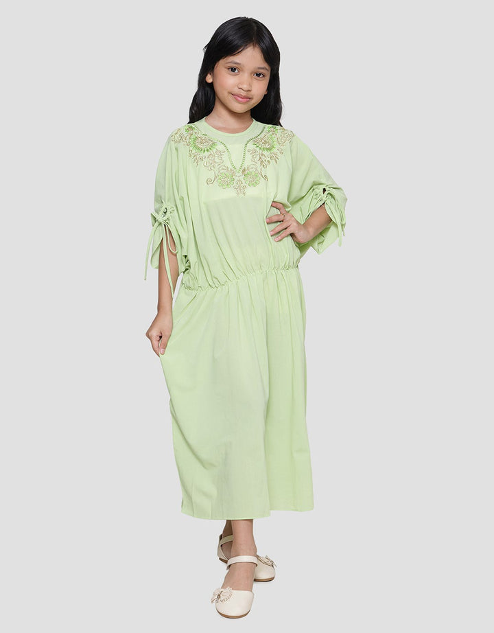 Donita Ruffle Sleeve Dress for Girls