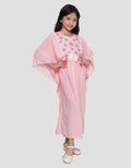 Donita Floral Embro Dress Muslim Anak Perempuan