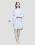 Cardinal Girl Striped Motif Women's Tunic
