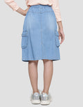 Little M Midski3 Woven Cargo With Stopper Rok Midi Anak Perempuan