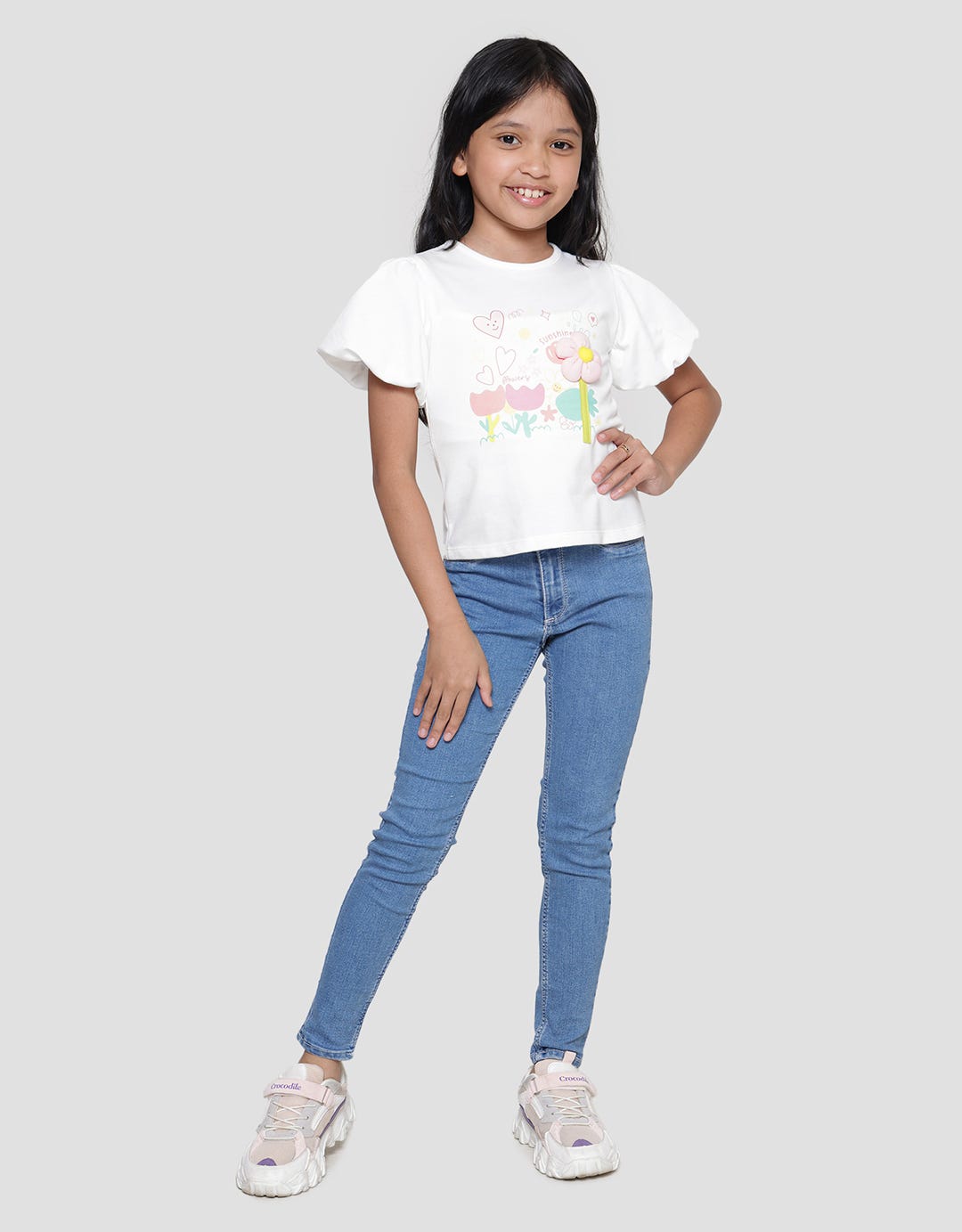 Little M Baloon Aps Kaos Anak Perempuan