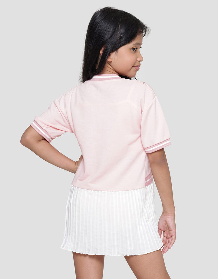 Little M Varsity Doll Midi Dress for Girls
