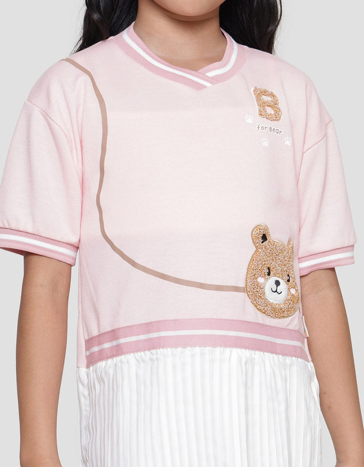Little M Varsity Doll Midi Dress for Girls
