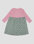 Little M Corduray Print Midi Dress Vest for Girls