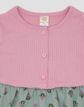 Little M Corduray Print Midi Dress Vest for Girls