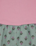 Little M Corduray Print Midi Dress Vest for Girls